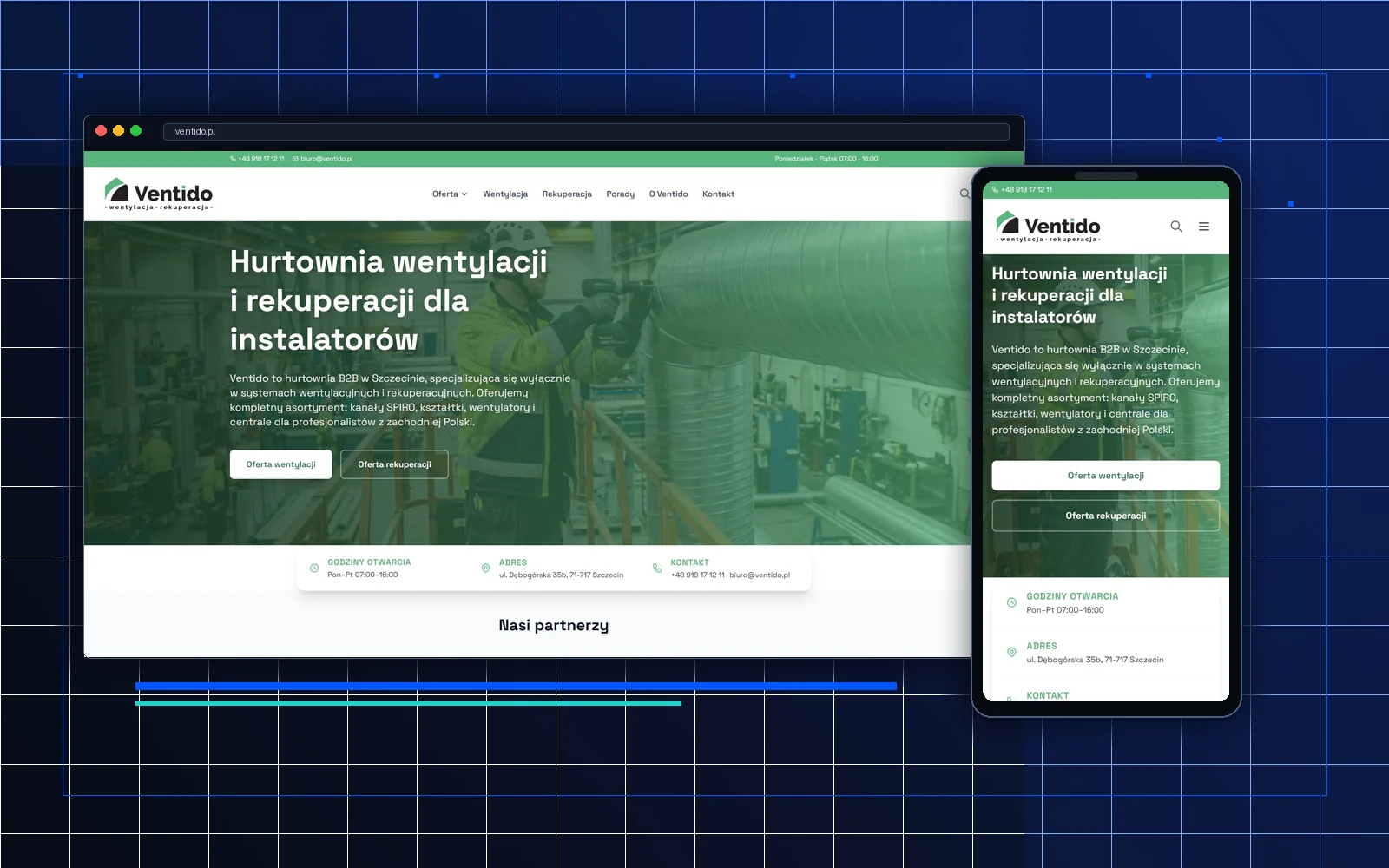 A Michał Świtalski project: Ventido.pl — headless WordPress on React